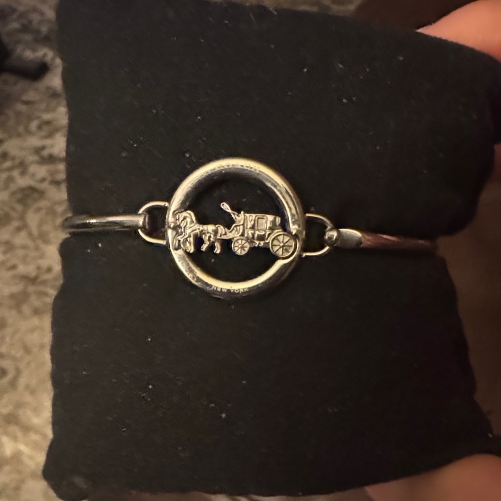 Coach Silver Carriage Charm Bracelet - Picture 3 of 3